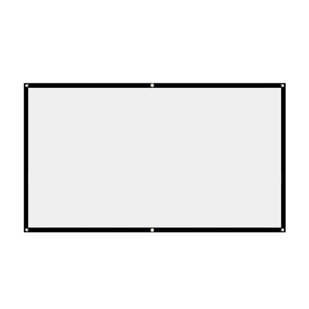 Écran Projection Portable HD 16:9 - Cinéma Maison Extérieur 60-150 Pouces