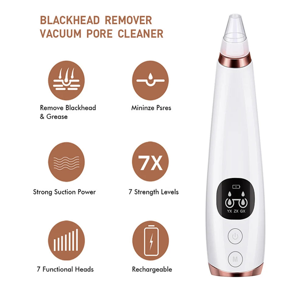 Premium Electric Blackhead Vacuum - Professional Pore Cleaner