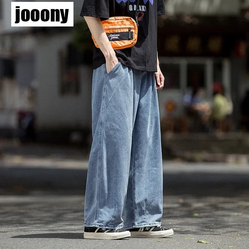 Jean Homme Hip Hop Streetwear Cargo - Jambe Large Baggy