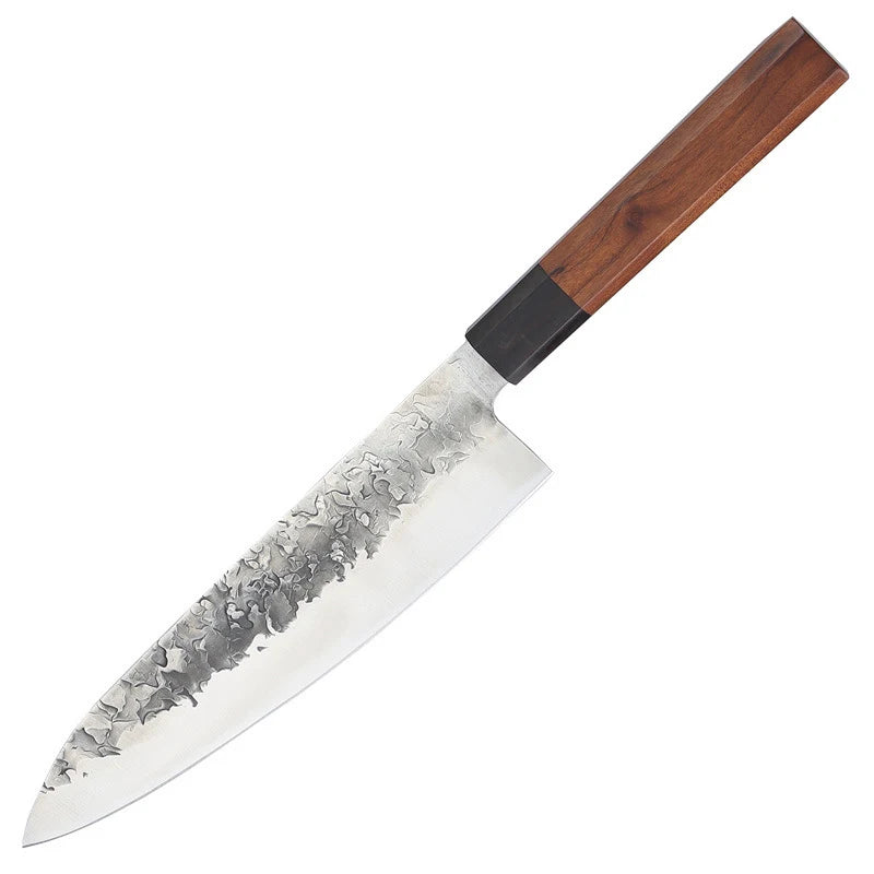 Couteau de chef japonais forgé, couteau à sushi, couteau Nakiri, couteau à trancher de cuisine, coupe manuelle Aleaver, outils de cuisine