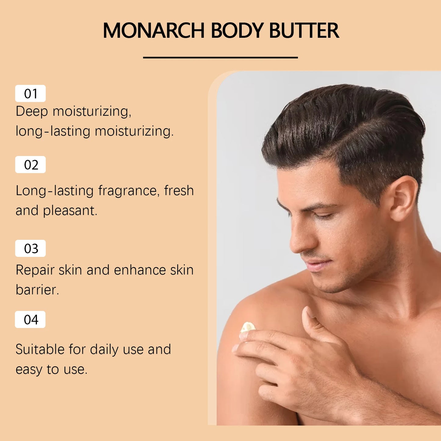 Men's Moisturizing Body Cream - Daily Care for Soft Skin