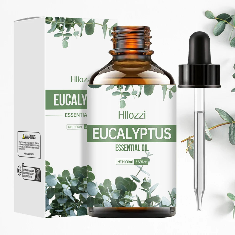 Premium Eucalyptus Essential Oil - Versatile Multi-Scene Aromatherapy