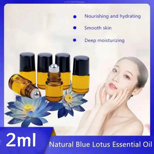 Premium Blue Lotus Oud Oil 2ml - Organic Cambodian Home Fragrance