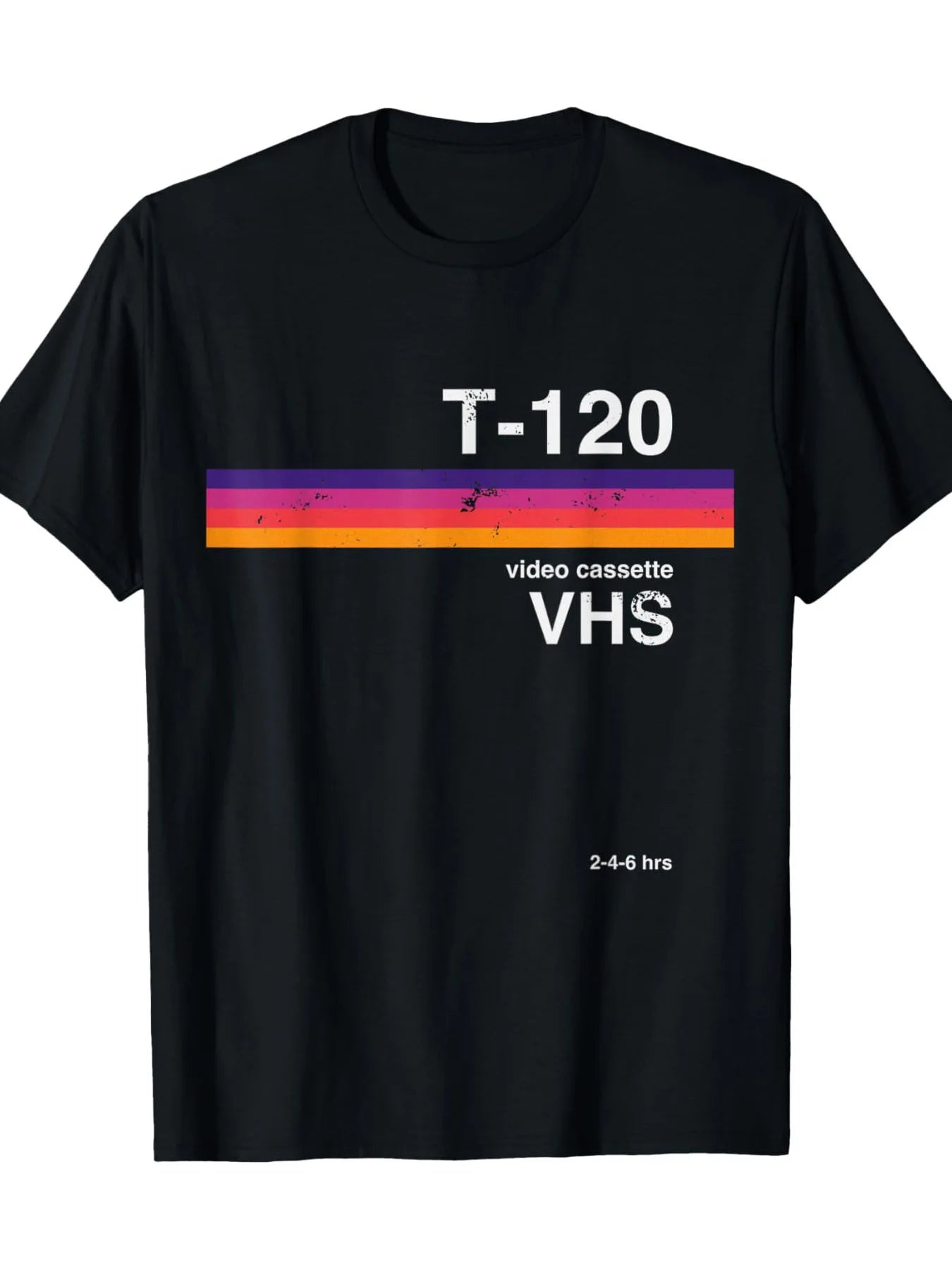 T-Shirt Rétro VHS Années 80-90 - Design Nostalgique Cassette Vidéo Homme