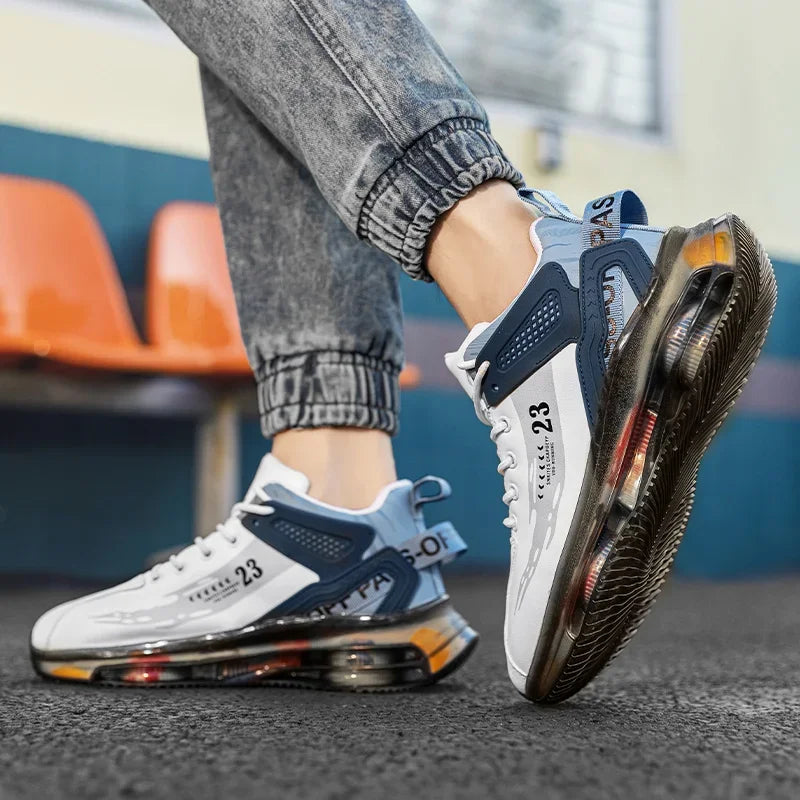 Baskets Sport Homme Respirantes - Chaussures Course Confortables Antidérapantes