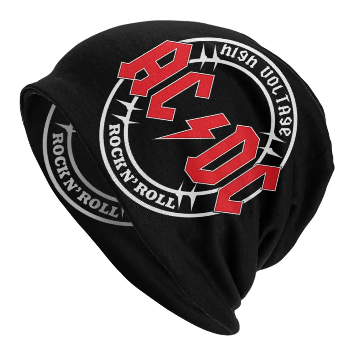 Bonnet Rétro Rock AC/DC - Tricot Hiver Heavy Metal Unisexe