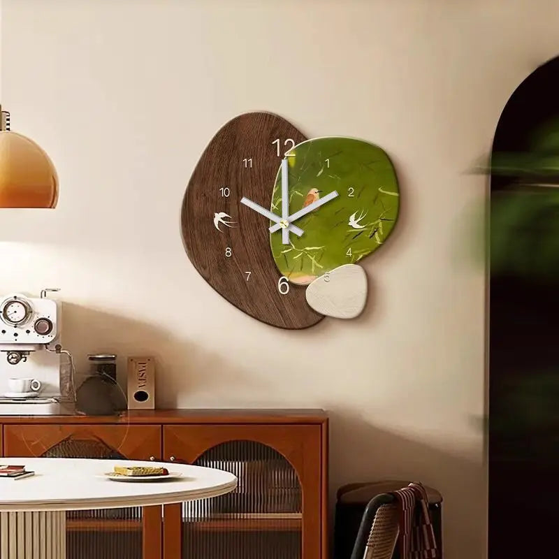 Horloge Murale Peinture Décorative Antique - Calendrier Perpétuel Salon