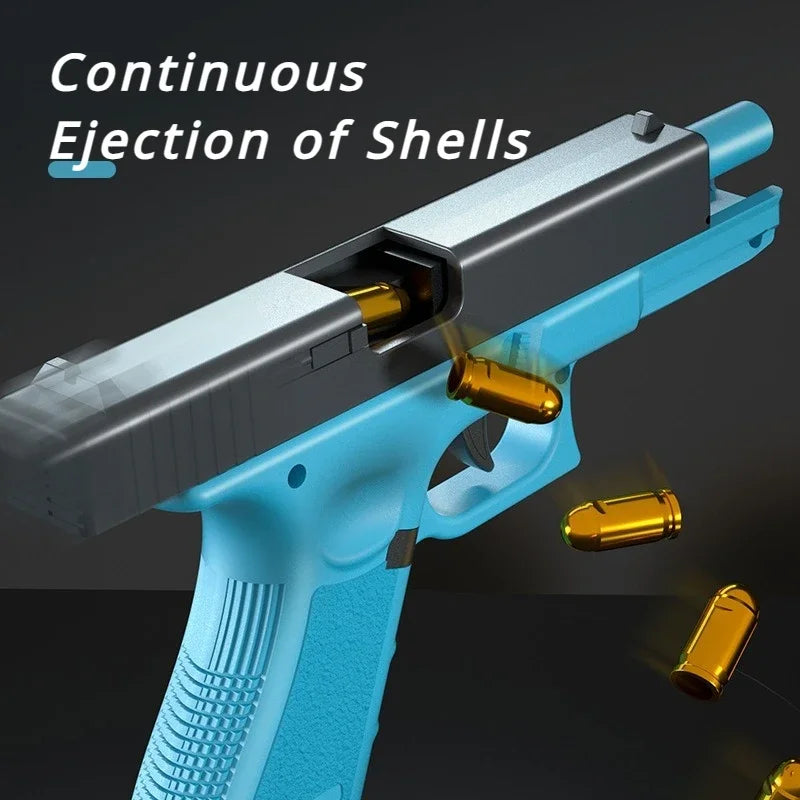 Pistolet à éjection automatique, jouet, modèle Blaster, accessoires pour adultes et enfants, jeux Cs en plein air, accessoires interactifs, cadeaux pour garçons