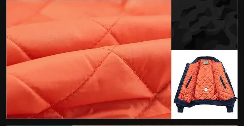 Blouson Aviateur Hip Hop Homme - Baseball Chaud Pilote Moto Militaire MA-1 Haute Qualité