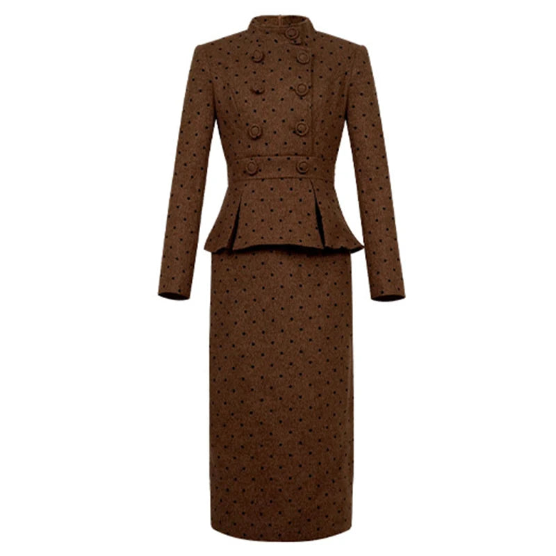 Robe Mi-Longue Femme Vintage Double Boutonnage - Élégante Fête Printemps