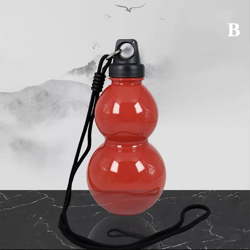 Gourde Grande Capacité Style Rétro Chinois - Carafe Eau Étanche Sport 750ml 730ml