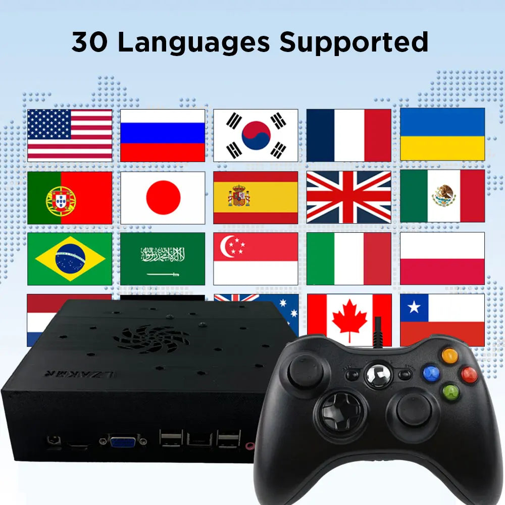 Console de Jeu Rétro X8 500GB - 70000+ Jeux Wii PS2 PSP GameCube 4K Plug & Play