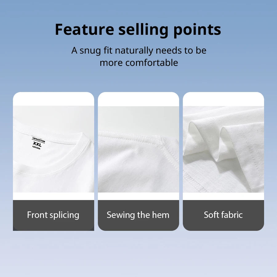 T-Shirt Homme 100% Coton Crâne - Col Rond Ample Streetwear Cool Été