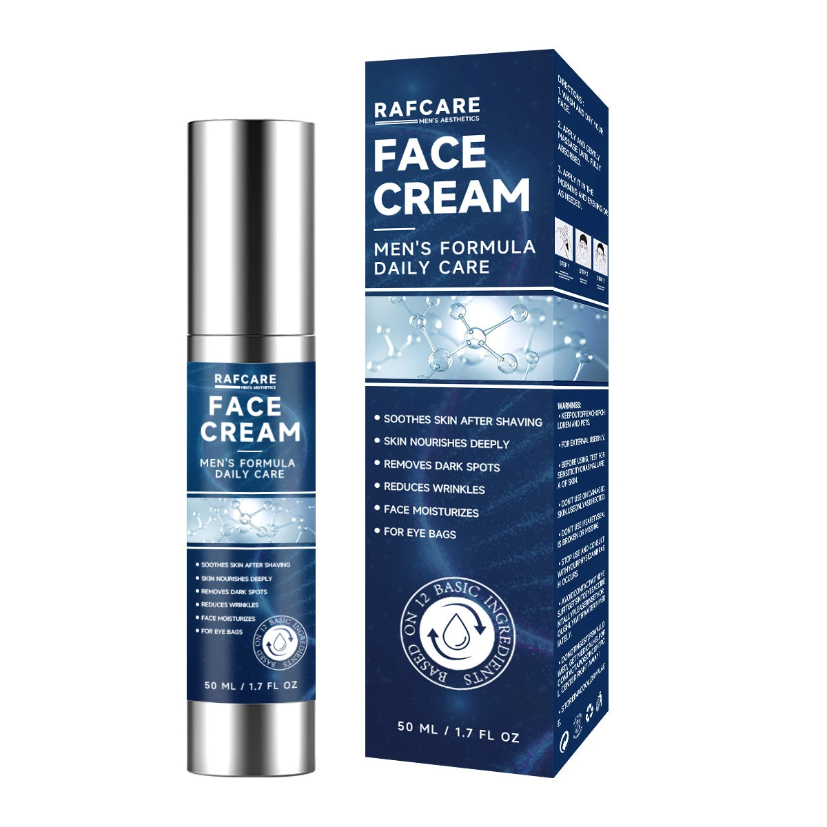 Collagen Face Cream for Men - Anti-Aging Retinol HA Moisturizing