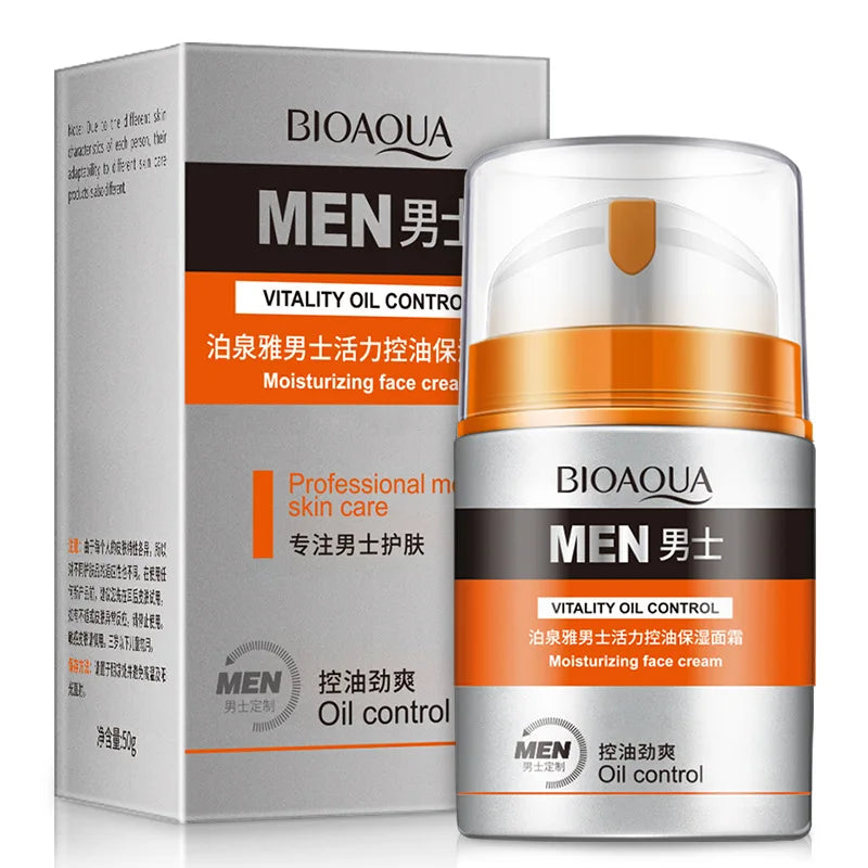 Men's Moisturizing Face Cream - Anti-Aging Sebum Control 50ml