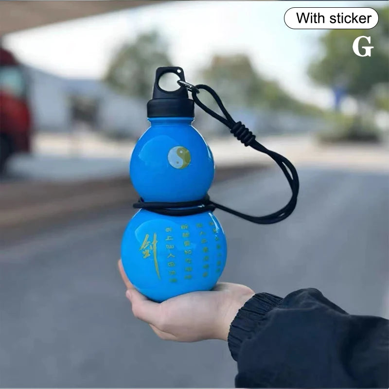 Gourde Grande Capacité Style Rétro Chinois - Carafe Eau Étanche Sport 750ml 730ml