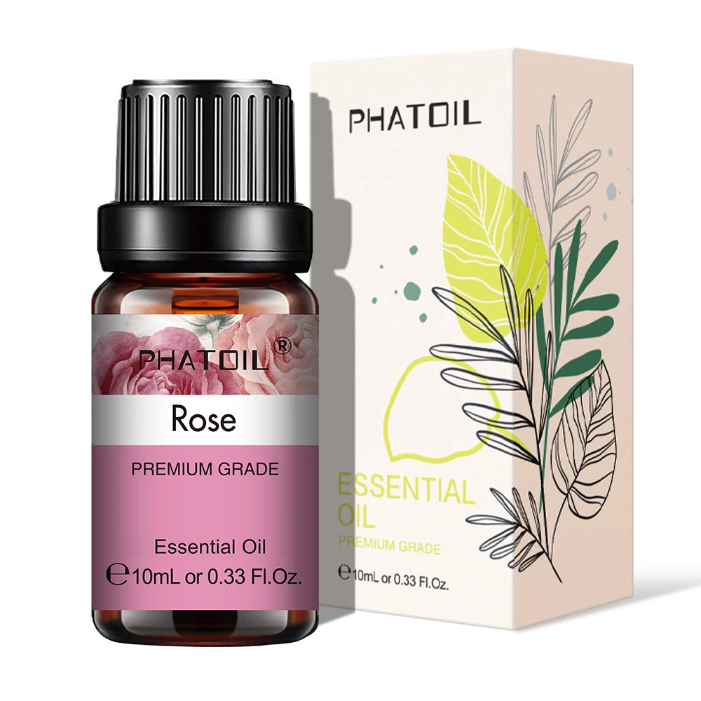 10ml Pure Natural Lavender Essential Oils for Diffuser, Humidifier, Aromatherapy, Jasmine &amp; Vanilla Aroma Oil for Skin Care, DIY Soap