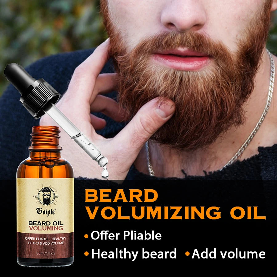Kit 2 Premium Beard Oils - Volumizing &amp; Revitalizing for Men