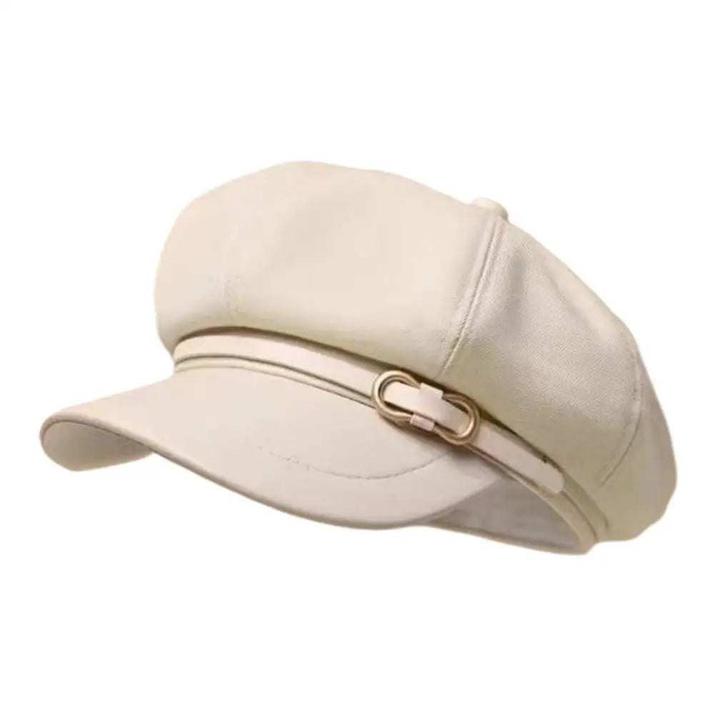 Béret Britannique Rétro Femme - Casquette Octogonale Printemps Automne