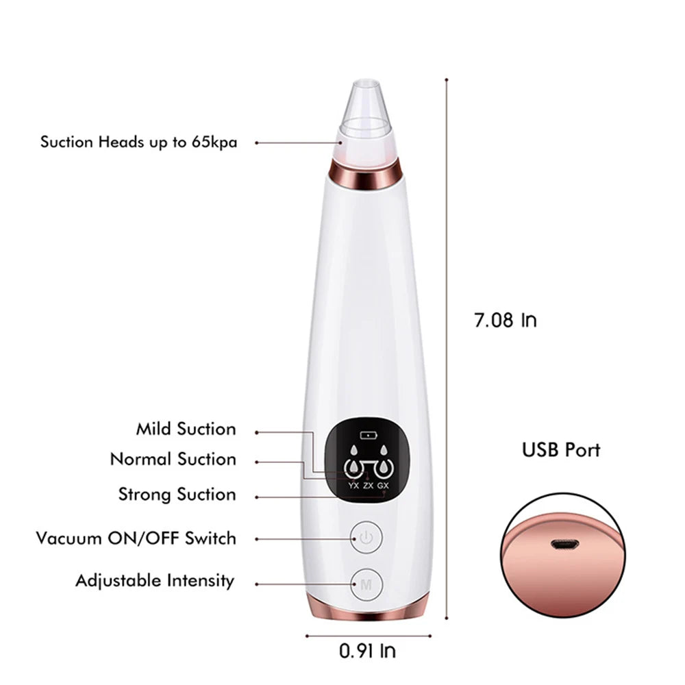 Premium Electric Blackhead Vacuum - Professional Pore Cleaner