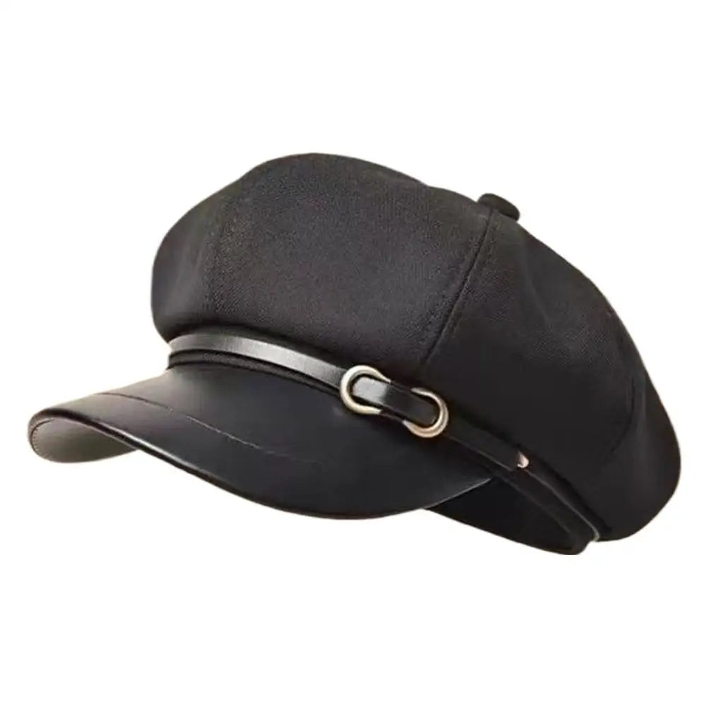 Béret Britannique Rétro Femme - Casquette Octogonale Printemps Automne