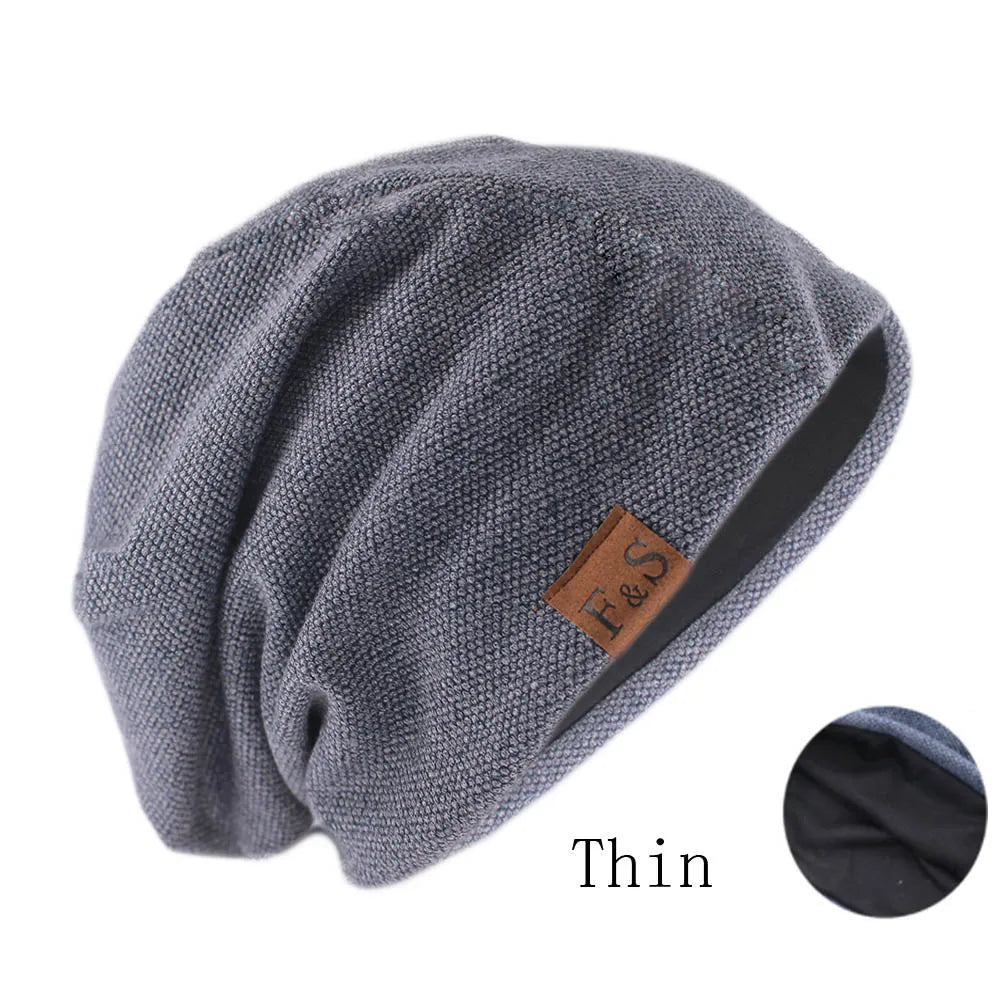 Mode Bonnet chapeau pour hommes et femmes automne tricoté couleur unie Skullies bonnets printemps décontracté doux Turban chapeaux Hip Hop Bonnet
