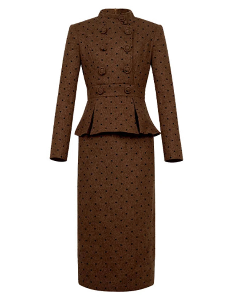 Robe Mi-Longue Femme Vintage Double Boutonnage - Élégante Fête Printemps