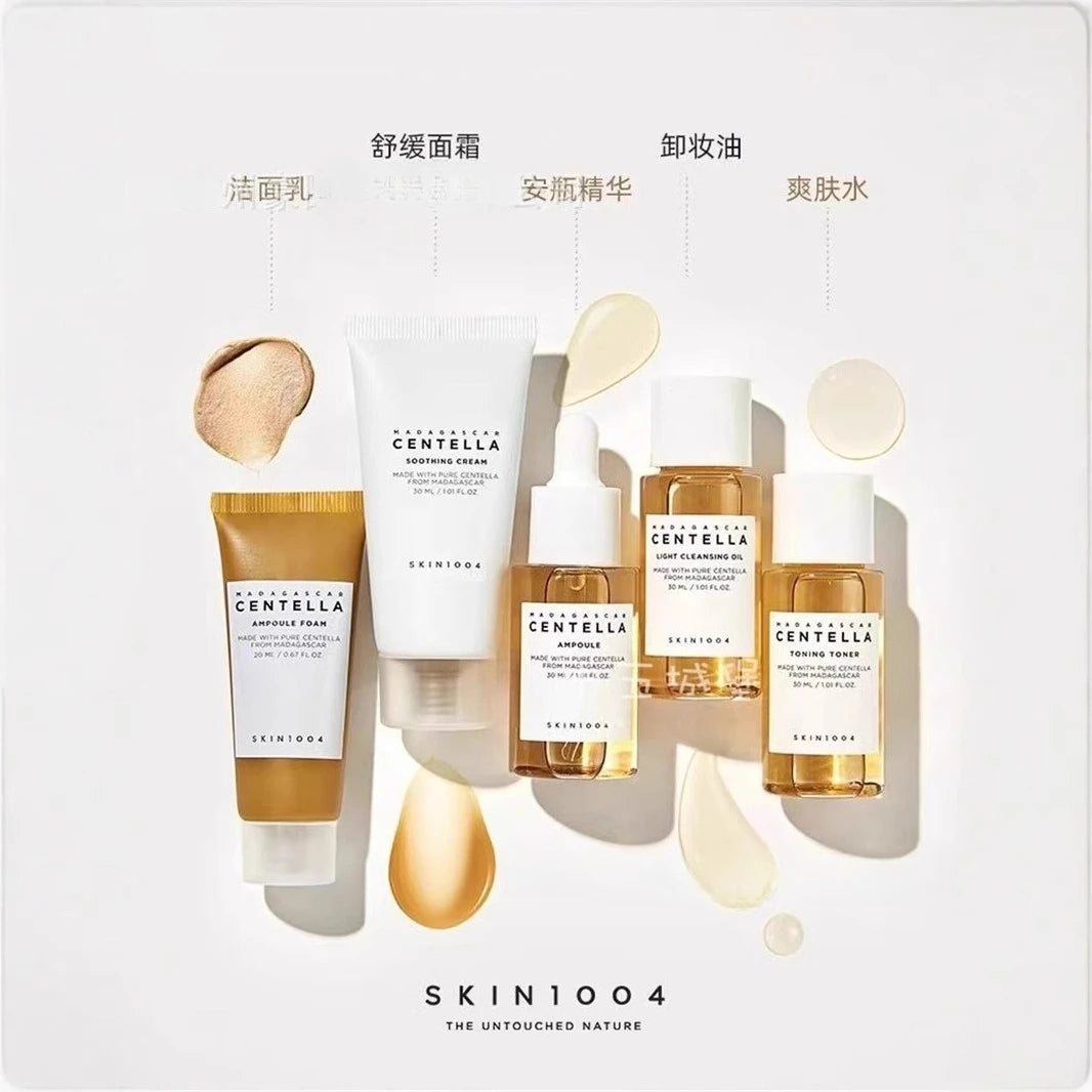 SKIN1004 Ensemble Centella Apaisant - Kit Anti-Acné Réparateur Cicatrices 4 Produits