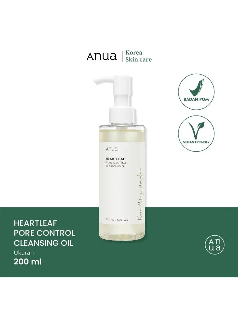 ANUA Huile Nettoyante Contrôle Sébum - Démaquillant Points Noirs 200ml