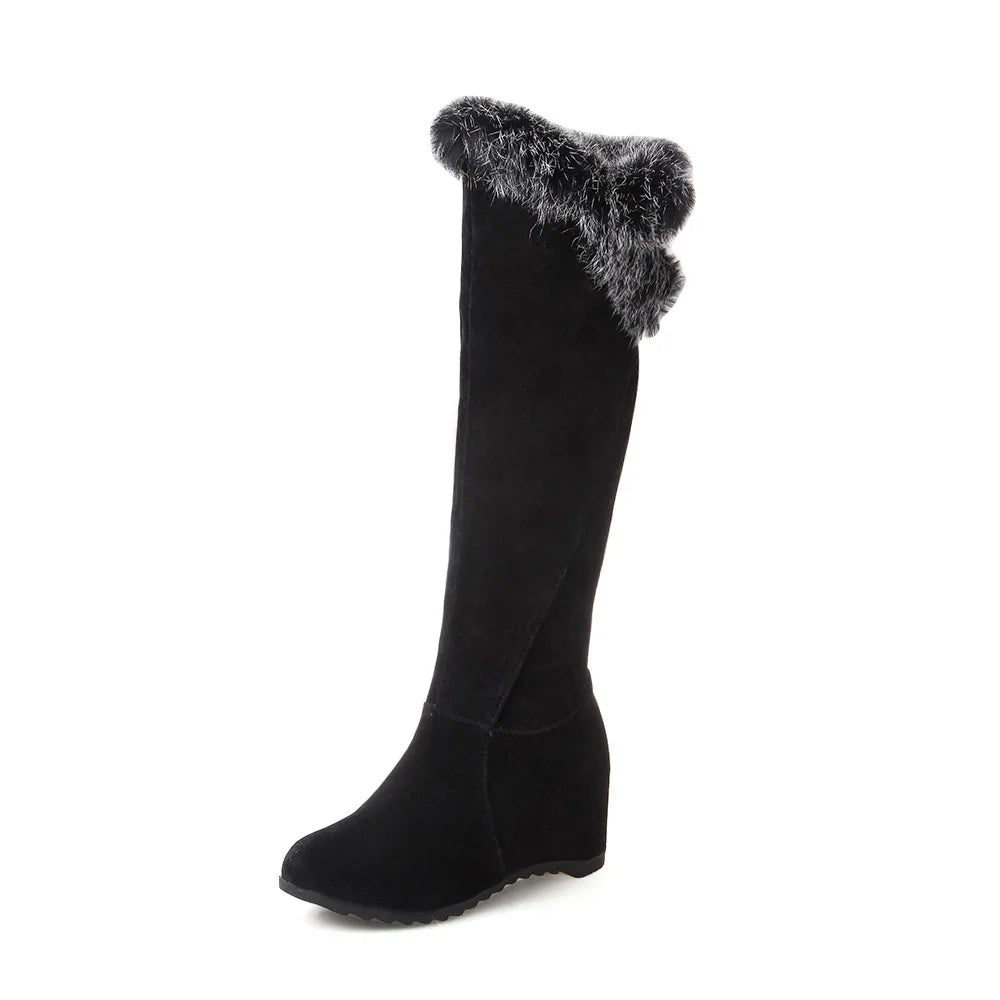 Bottes Rock Cuisse Talons Hauts - Plateforme Lacets Luxe Sexy Femme