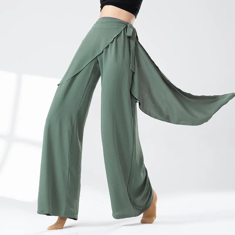 Pantalon Danse Femme Évasé - Micro Jupe Entraînement