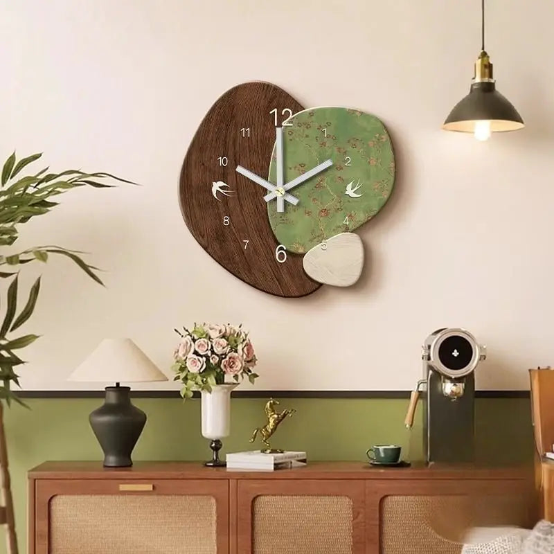 Horloge Murale Peinture Décorative Antique - Calendrier Perpétuel Salon