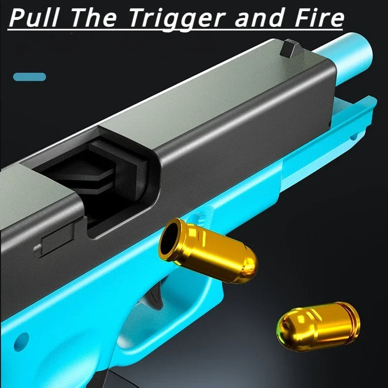 Pistolet à éjection automatique, jouet, modèle Blaster, accessoires pour adultes et enfants, jeux Cs en plein air, accessoires interactifs, cadeaux pour garçons