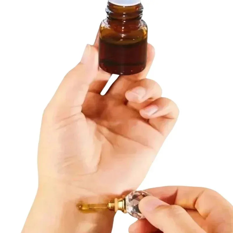 Premium Blue Lotus Oud Oil 2ml - Organic Cambodian Home Fragrance