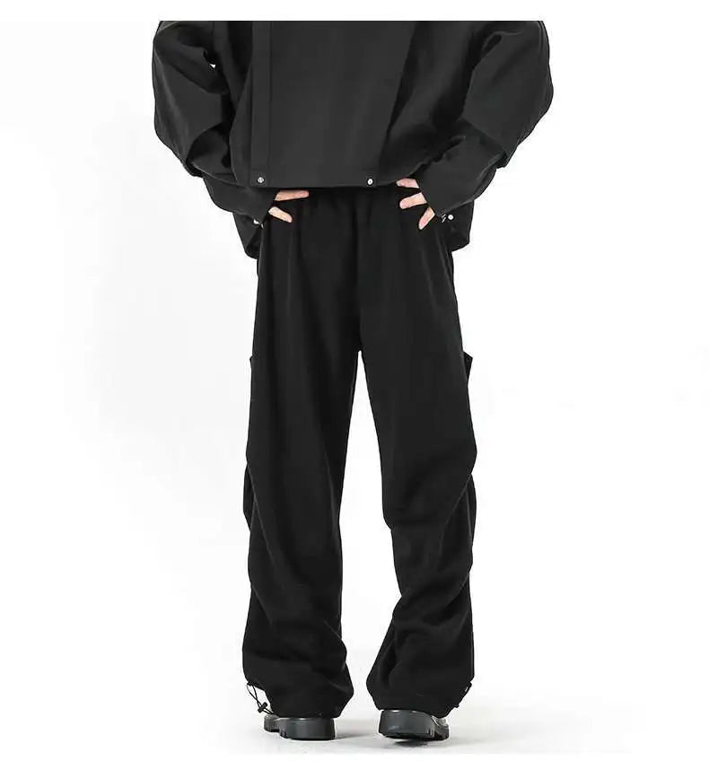 Pantalon Cargo Homme Streetwear - Jambe Large Automne-Hiver