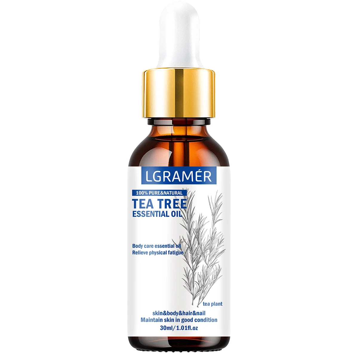 Premium Tea Tree Essential Oil 30ml - Aromatherapy Muscle Massage