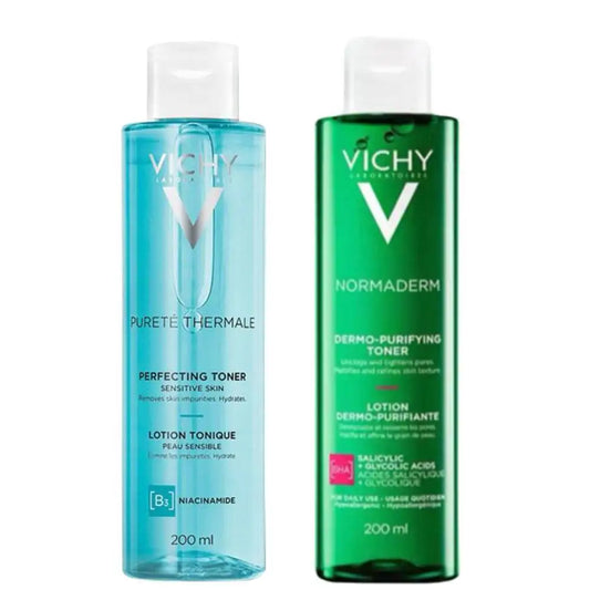 VICHY Toner Purifiant 200ml - Nettoyage Profond Anti-Taches Contrôle Sébum