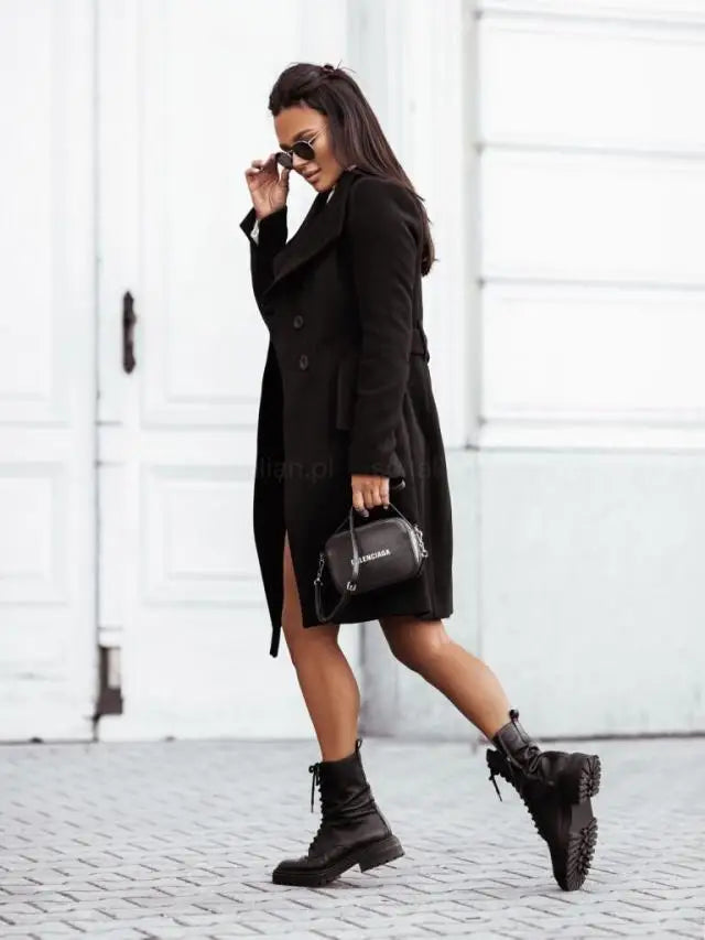 Veste Laine Femme Double Boutonnage - Automne-Hiver Élégant