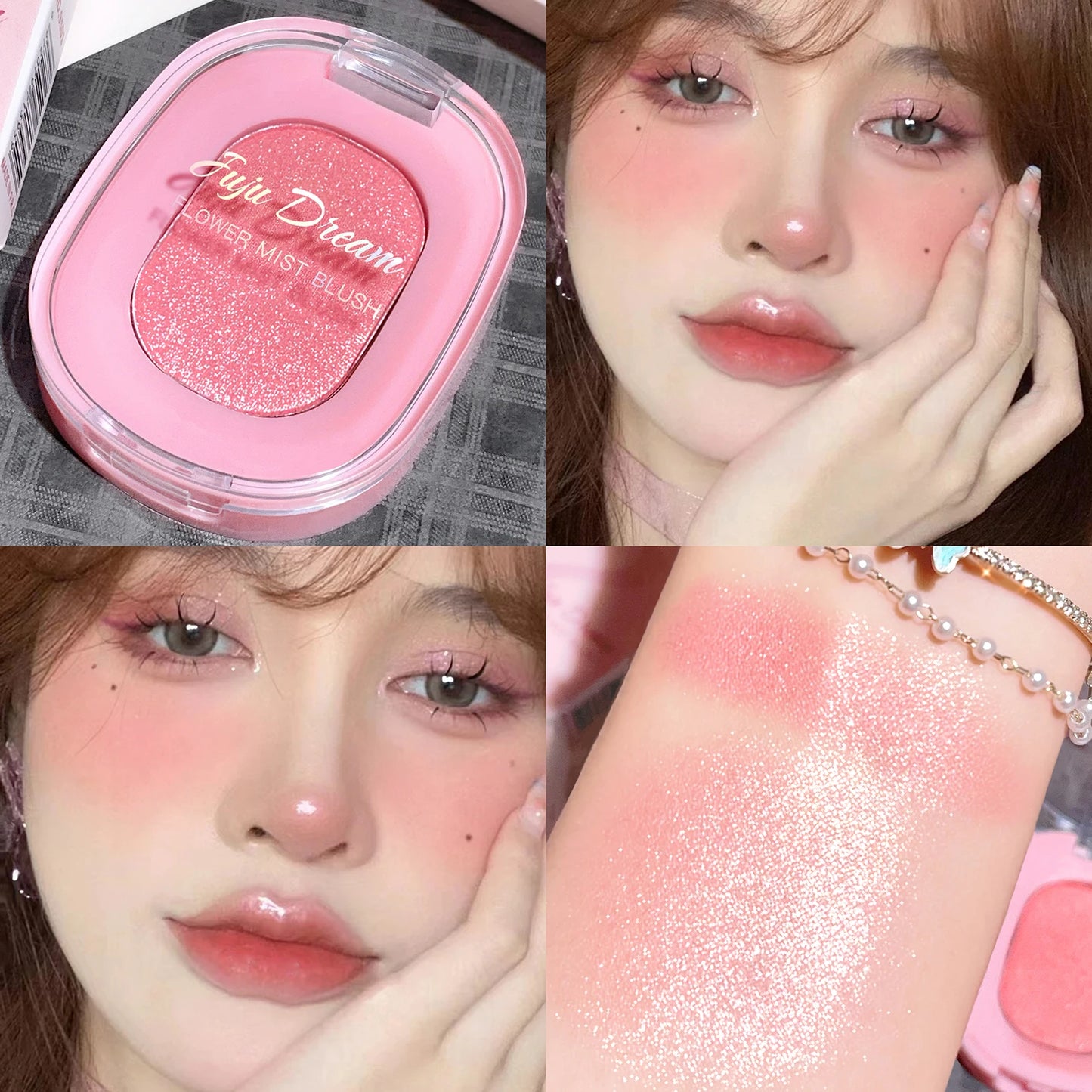 JUJU DREAM Blush Brume de Fleur - Poudre Monochrome Flash Naturel