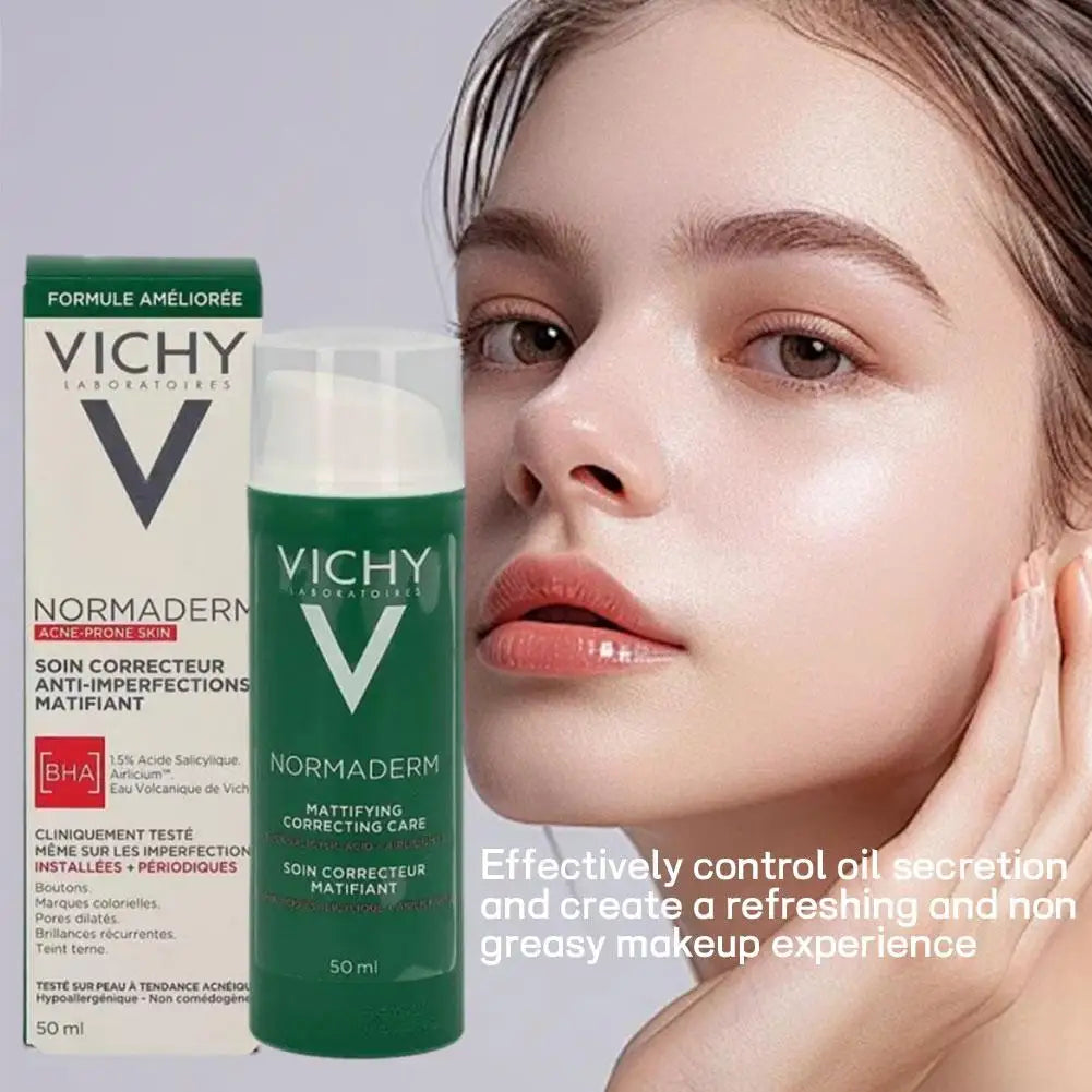 VICHY Lotion Contrôle Sébum 50ml - Matifiante Raffermissante Peaux Grasses