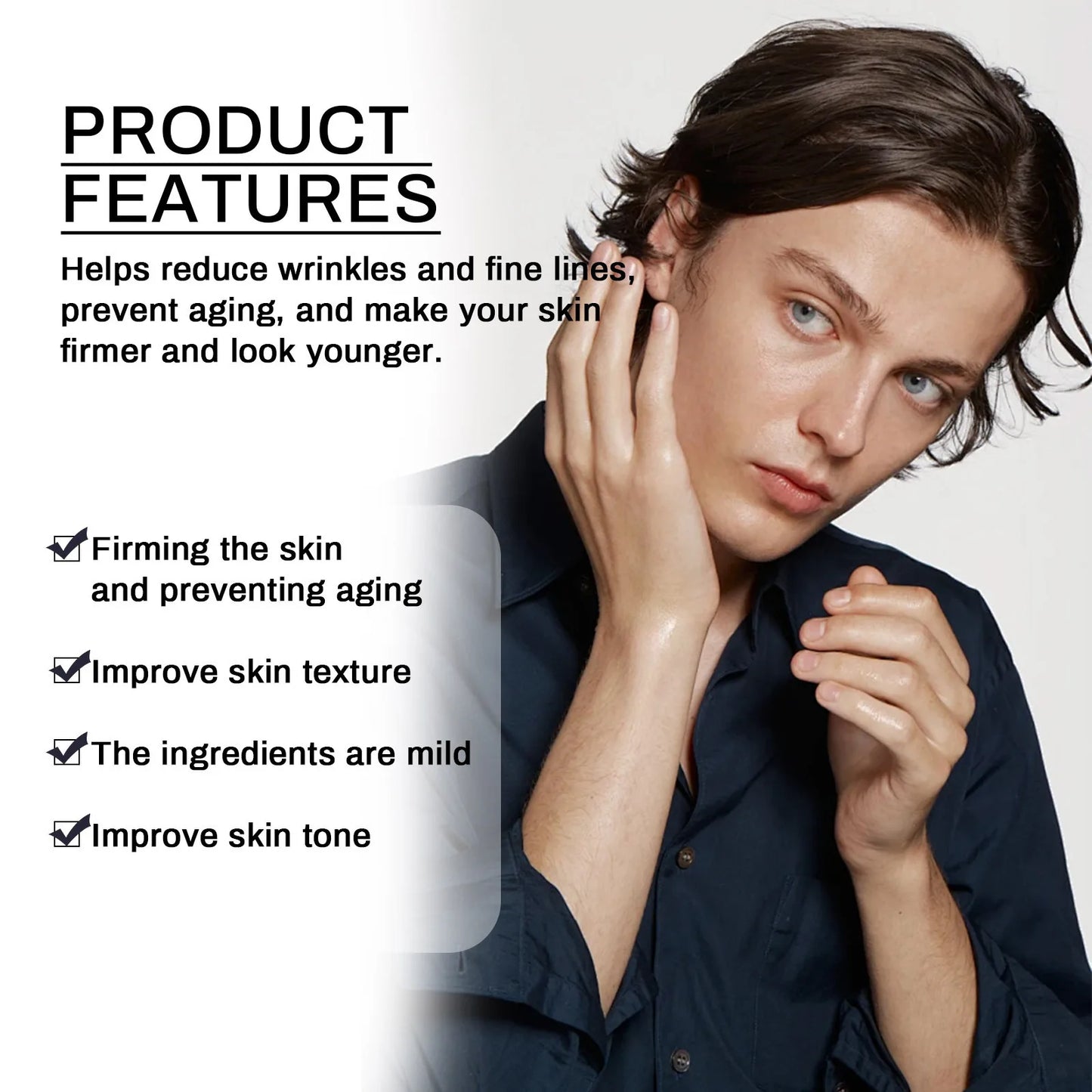 Premium Anti-Aging Serum for Men - Firming Facial Moisturizer