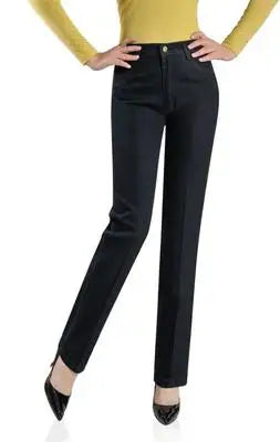 Jean Femme Grande Taille Chaud - Pantalon Mère Confort