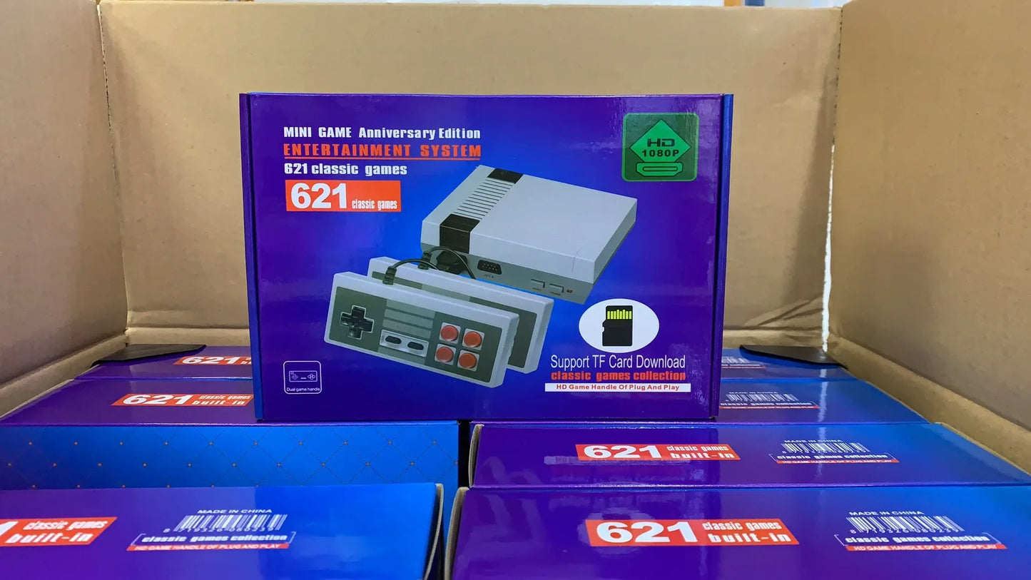 Console de Jeu Rétro HD - 621 Jeux Classiques Intégrés avec Sortie HDMI