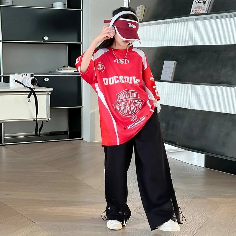 Ensemble Hip Hop Enfant Fille - Tenue Danse Streetwear