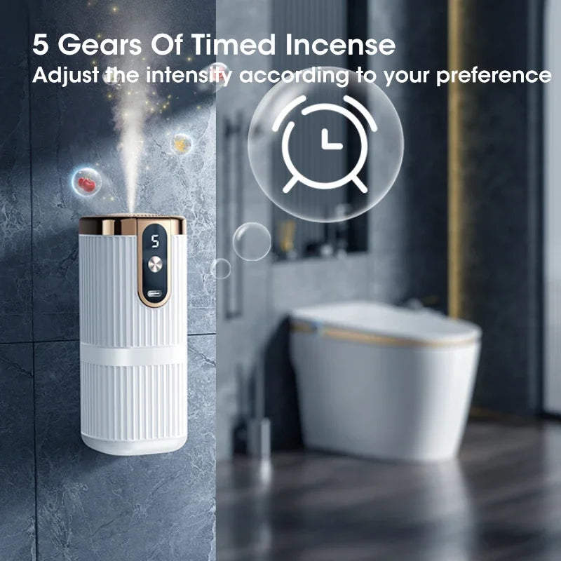 Premium Wall-Mounted Aromatherapy Diffuser - Rechargeable 5-Speed ​​Humidifier