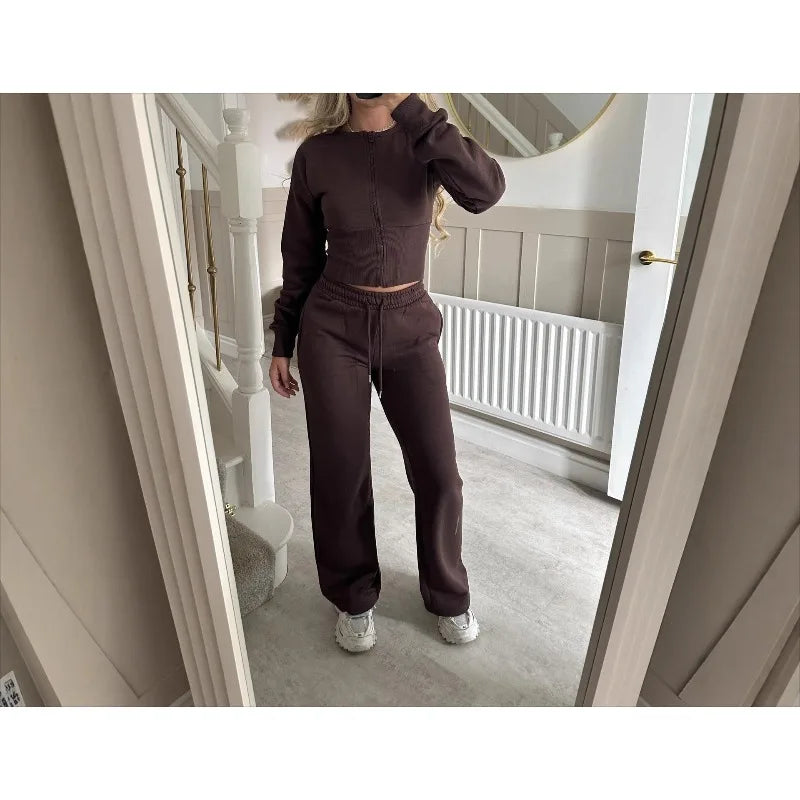 Ensemble Cardigan Femme - Cardigan + Pantalon Automne-Hiver