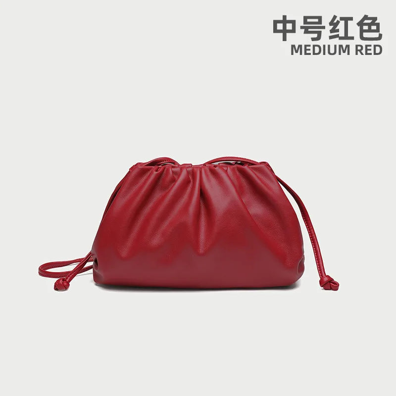 Sac à main en cuir PU souple pour femme, petit sac à bandoulière, sac messager, haute qualité, luxe, mode féminine, initié