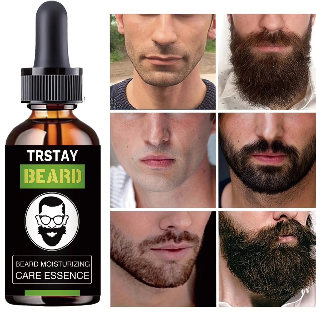 Moisturizing Beard Essence for Men - Nourishing Anti-Dryness Care
