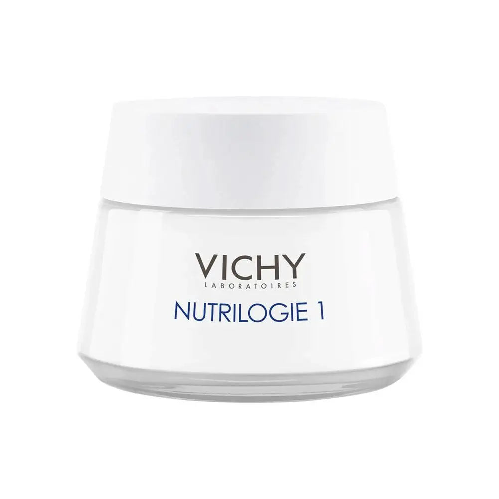VICHY Crème Nourrissante Visage 50ml - Hydratante Réparatrice Peau Sèche