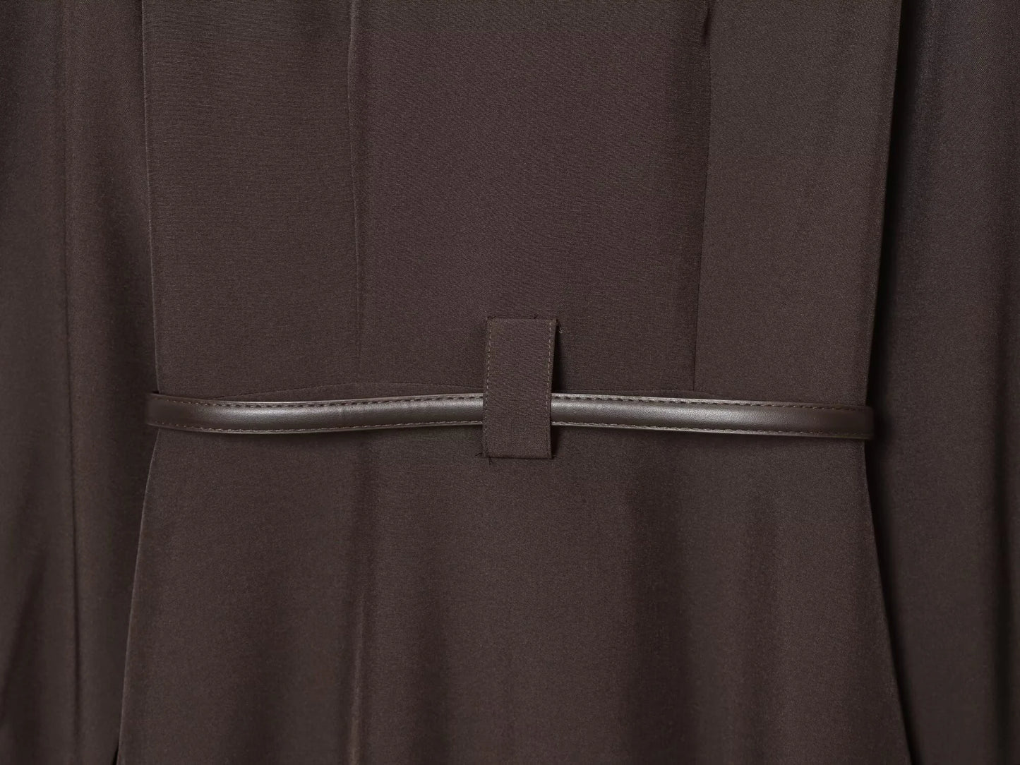 Robe Chemise Femme Européenne - Style Midi Ceinturée